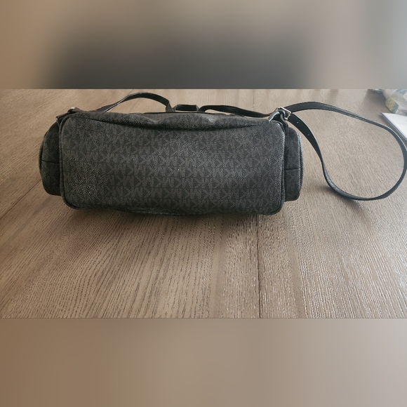 Michael Kors Abbey Canvas Leather Backpack - Picture 10 of 11